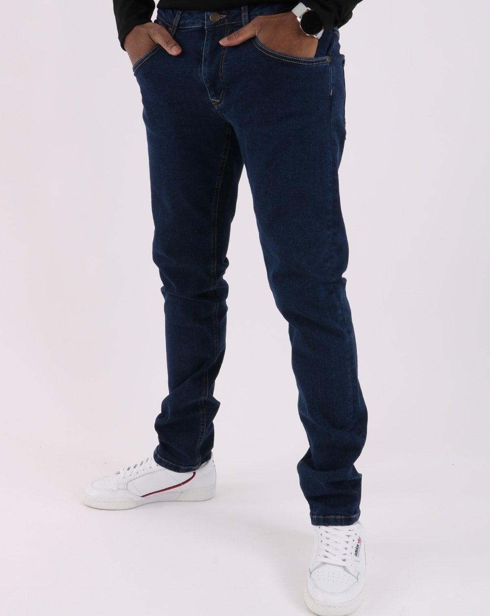 Trojan Straight Leg Jeans Dark Blue