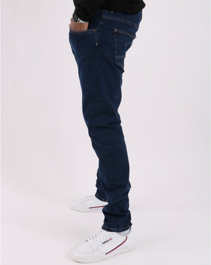 Trojan Straight Leg Jeans Dark Blue