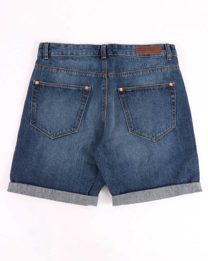 Benetton Denim Short Mid Blue