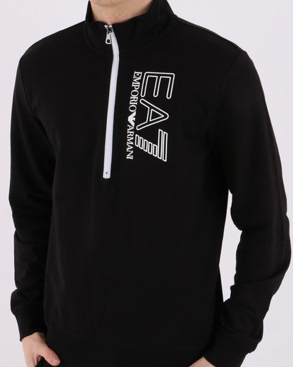 Emporio Armani EA7 1/2 Sweatshirt Black