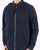 MA.STRUM Garment Dyed Zip Overshirt Ink Navy