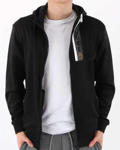 Luke Sport Kendrick Full Zip Hoodie Black