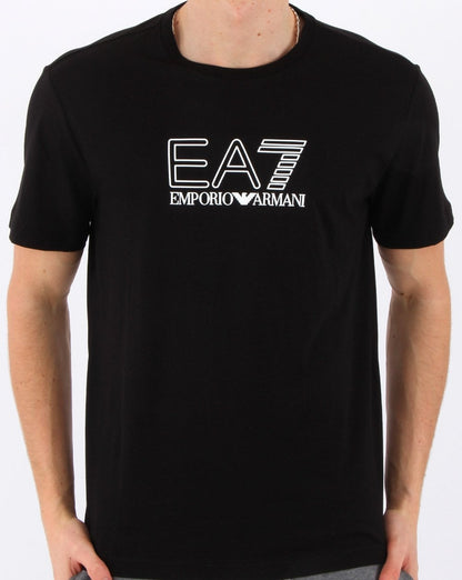 Emporio Armani EA7 Fundamental Sporty T-shirt Black