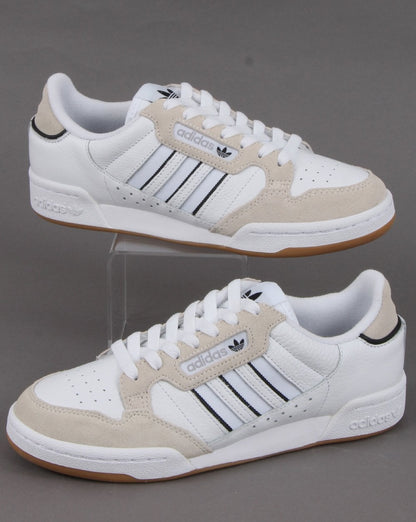 Adidas Continental 80 Stripes Trainers White/Black/Off White