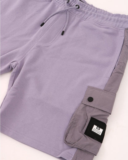 Weekend Offender Cargo Sweat Shorts Primrose