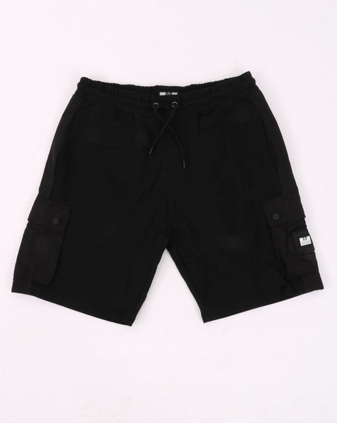 Weekend Offender Cargo Sweat Shorts Black