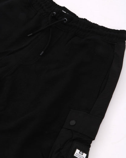 Weekend Offender Cargo Sweat Shorts Black