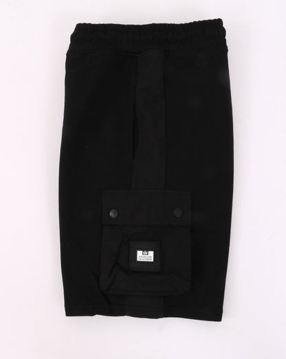 Weekend Offender Cargo Sweat Shorts Black