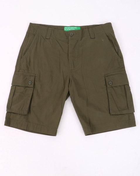 Benetton Cargo Short Olive