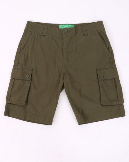 Benetton Cargo Short Olive