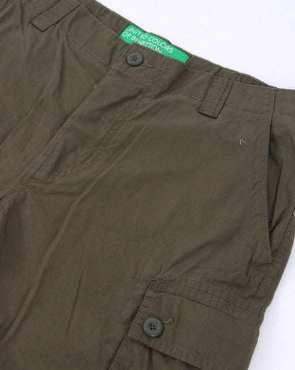 Benetton Cargo Short Olive