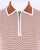 Ska & Soul Diamond Knit Polo Shirt Ginger
