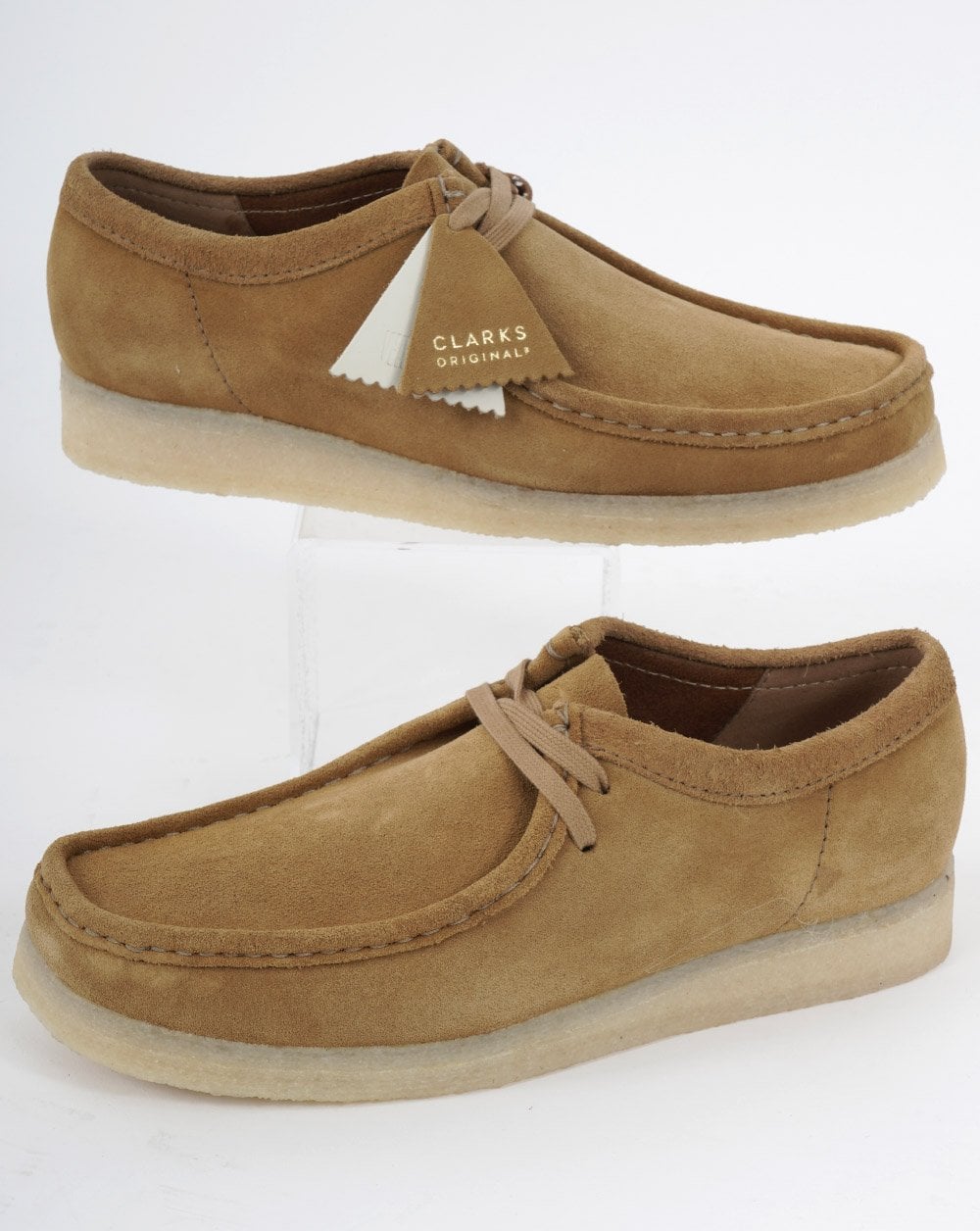 Clarks Originals Wallabee Shoe Oatmoss Suede