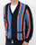 Lyle & Scott Stripe Cardigan Red/Blue