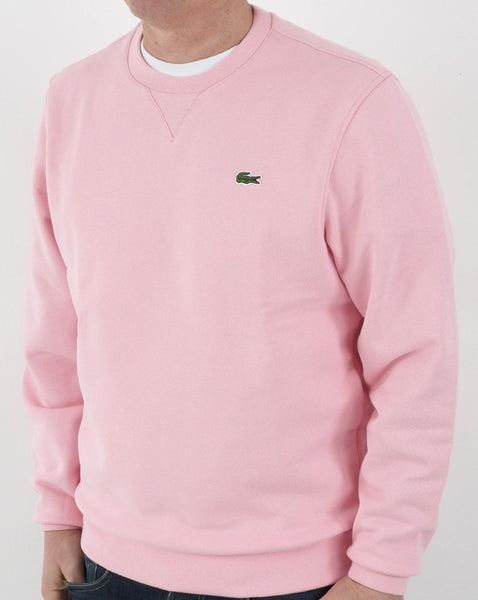 Lacoste Crew Neck Sweatshirt Pink