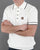 Trojan Textured Knit Polo Shirt Ecru