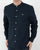 Lyle & Scott Grandad Collar Shirt Navy