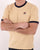 Fila Vintage Ringer T Shirt Sand/Navy