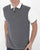 Trojan Geometrical Panel Polo Shirt Ecru