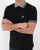 Trojan Chequerboard Trim Polo Shirt Black