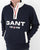 Gant Retro Logo Half Zip Sweat Navy