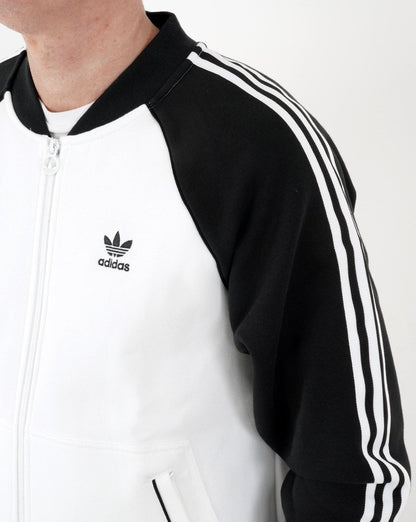 Adidas Originals Superstar Fleece Track Top White/Black
