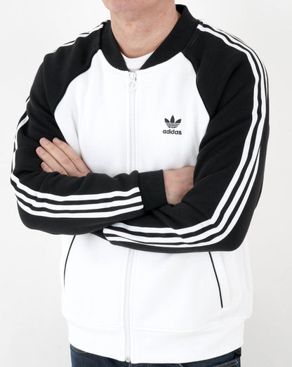 Adidas Originals Superstar Fleece Track Top White/Black