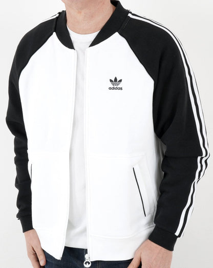 Adidas Originals Superstar Fleece Track Top White/Black