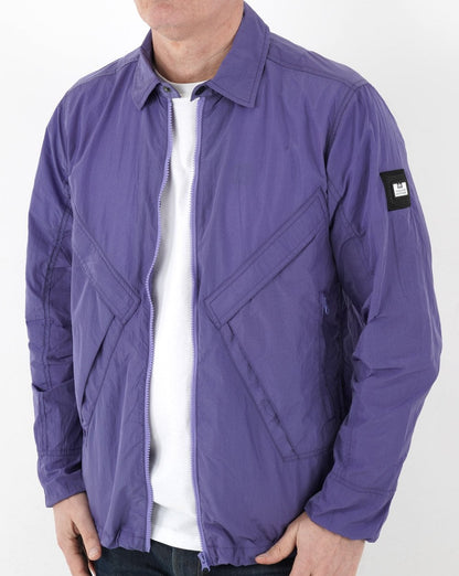 Weekend Offender Arrow Hwy Overshirt Purple Ink