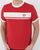 Sergio Tacchini Masters T Shirt Red/Off White