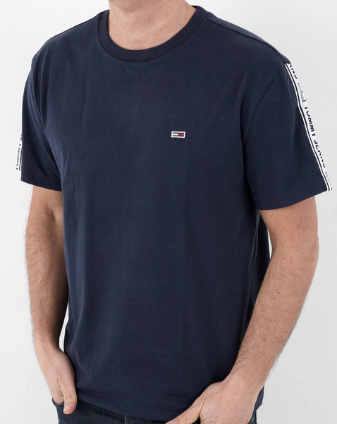 Tommy Hilfiger Tape T Shirt Twilight Navy
