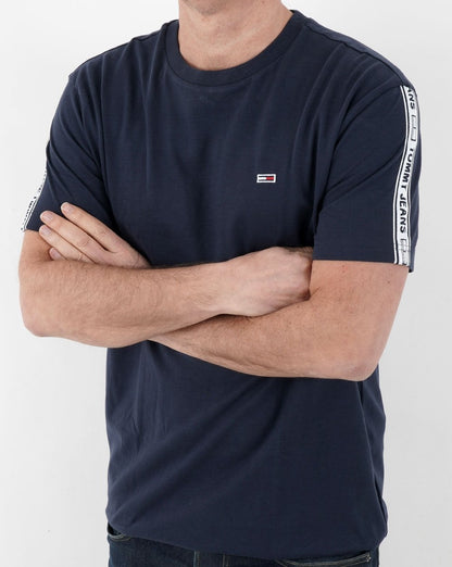 Tommy Hilfiger Tape T Shirt Twilight Navy
