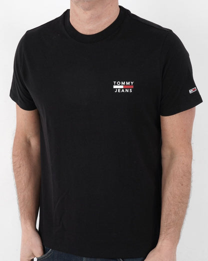 Tommy Jeans Chest Logo T-shirt Black