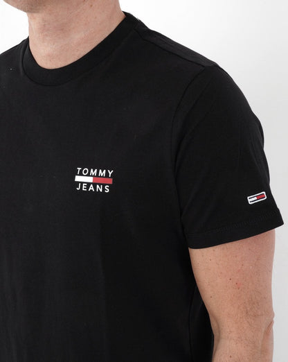 Tommy Jeans Chest Logo T-shirt Black