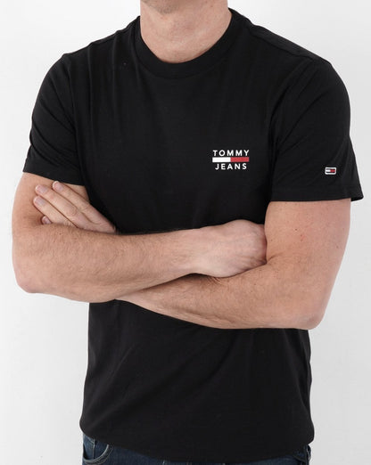 Tommy Jeans Chest Logo T-shirt Black