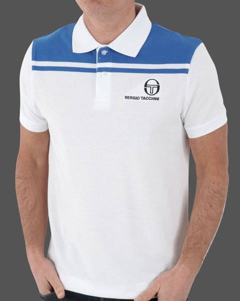 Sergio Tacchini New Young Line Polo Shirt White/Blue