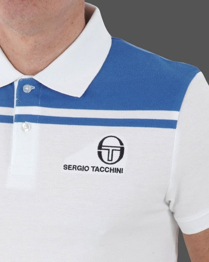 Sergio Tacchini New Young Line Polo Shirt White/Blue