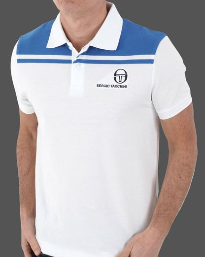 Sergio Tacchini New Young Line Polo Shirt White/Blue