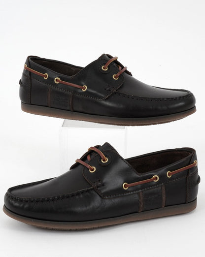 Barbour Capstan Boat Shoe Dark Brown
