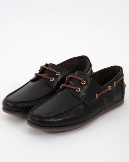 Barbour Capstan Boat Shoe Dark Brown