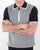 Ska & Soul Diamond Knit Polo Shirt Navy