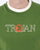 Trojan Outline Logo T-shirt Green