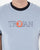 Trojan Outline Logo T-shirt Sky