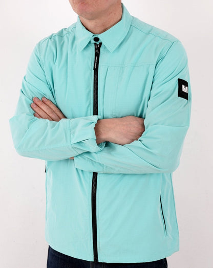 Weekend Offender Pepperwood Ave Overshirt Aqua