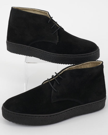 Delicious Junction Bullitt Suede Boot Black