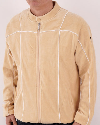 Fila Vintage Terrinda Velour Track Top Butterscotch