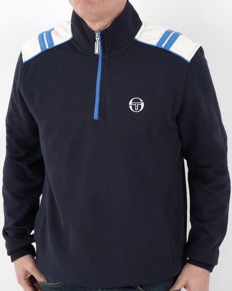 Sergio Tacchini Rosso 1/4 Zip Sweat Navy