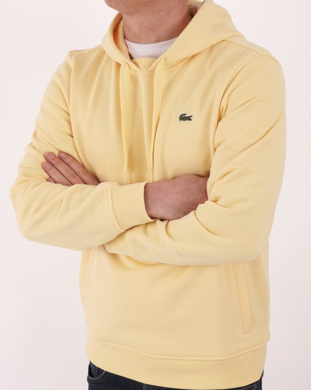 Lacoste Hooded Sweatshirt Yellow