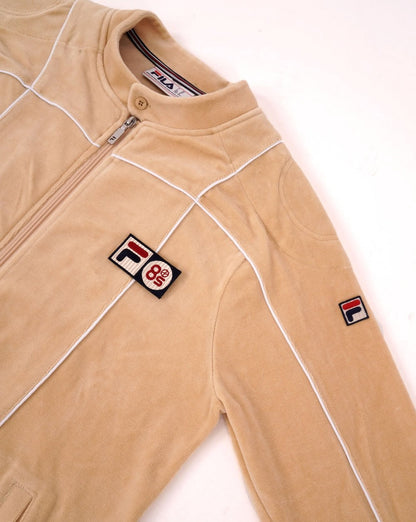 Fila Vintage Tusk Pro Badge Track Top Butterscotch