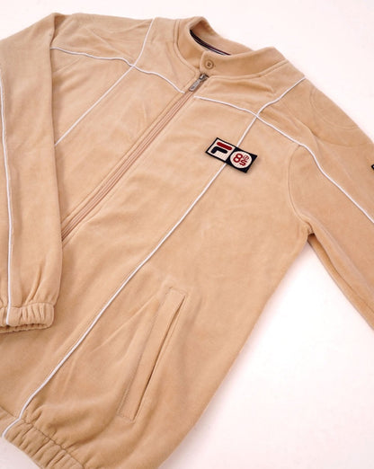 Fila Vintage Tusk Pro Badge Track Top Butterscotch